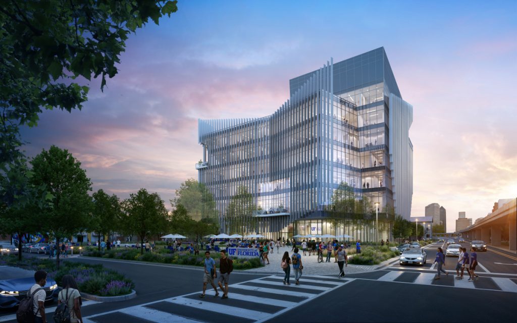 UF Jacksonville conceptual rendering of new building.